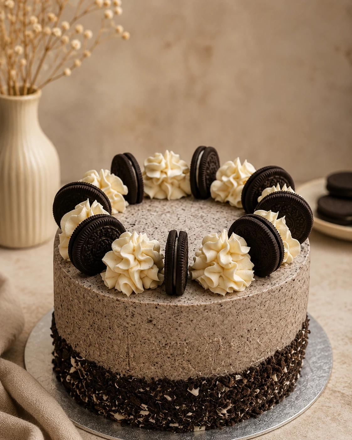 Cookies and cream celebration cake