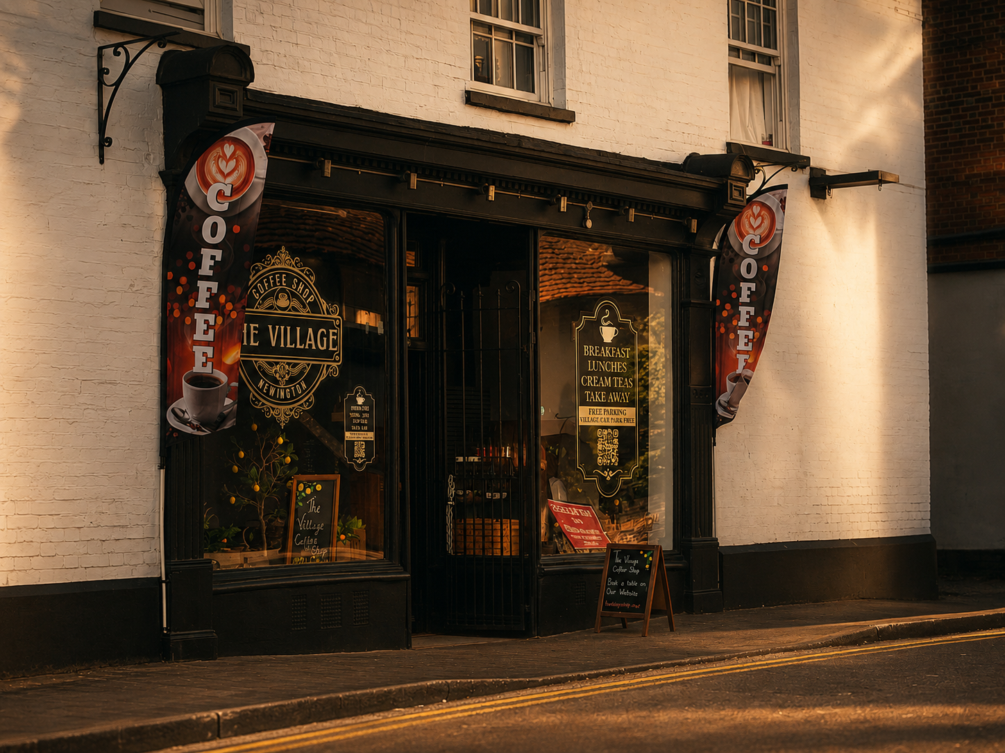 The Village Coffee Shop frontage